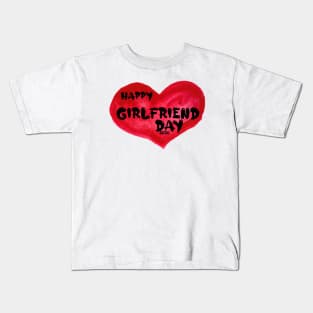 Happy girlfriend Day , girlfriend holiday , girlfriend Kids T-Shirt